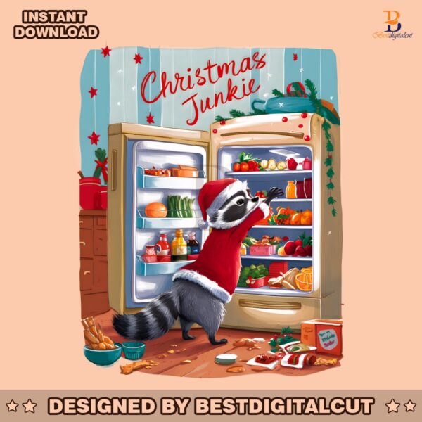 christmas-junkie-raccoon-raiding-fridge-png