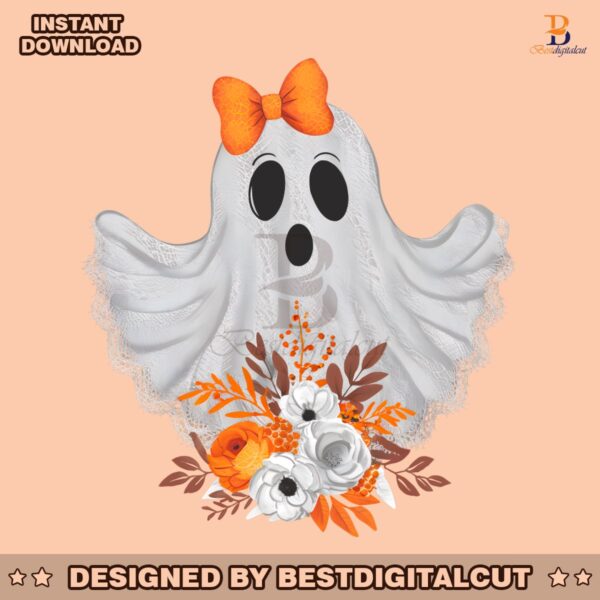 halloween-lace-ghost-spooky-coquette-orange-bow-png