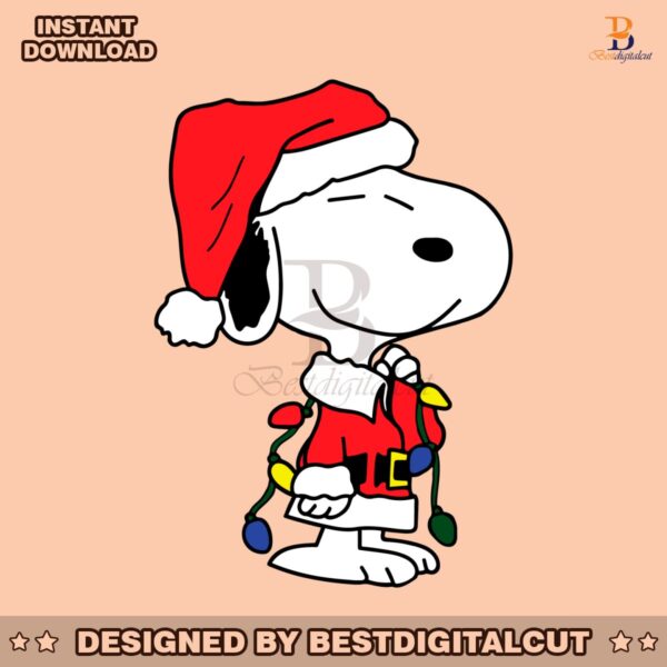 free-peanuts-christmas-snoopy-svg