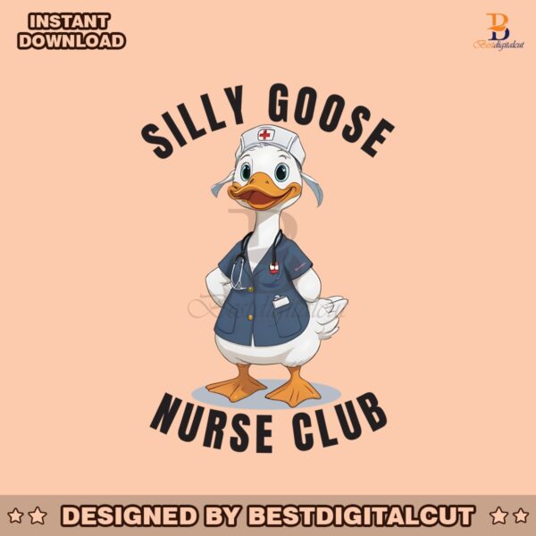 funny-silly-goose-nurse-club-png