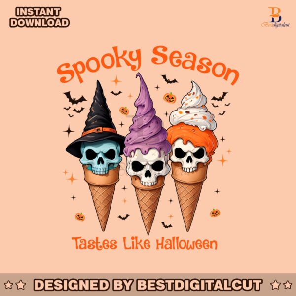 spooky-season-tastes-like-halloween-ice-cream-cone-png