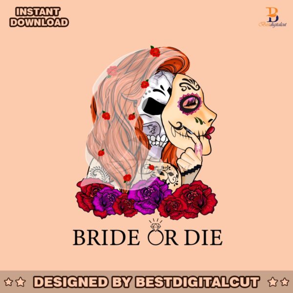 bride-or-die-halloween-skeleton-face-girl-png