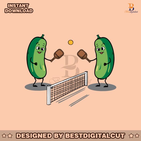 funny-pickles-playing-pickleball-svg