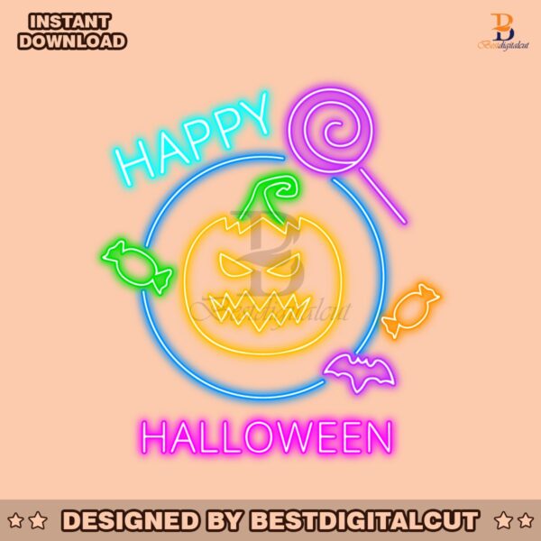 happy-halloween-pumpkin-neon-png