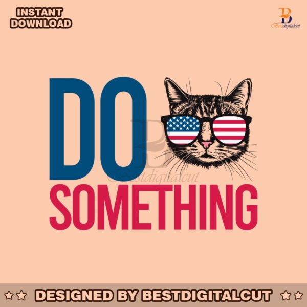 do-something-childless-cat-usa-glasses-svg