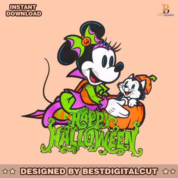 minnie-mouse-and-figaro-happy-halloween-png