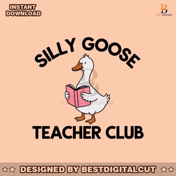 cute-silly-goose-teacher-club-goose-reading-book-svg