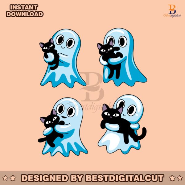 ghosts-with-cat-cute-halloween-svg