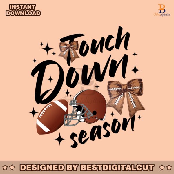 retro-touchdown-season-coquette-football-and-bows-png