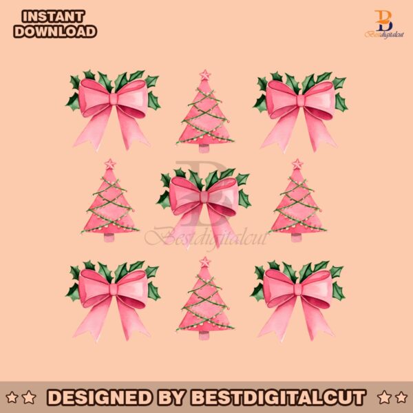 coquette-christmas-bow-trending-png