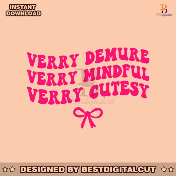 very-demure-very-mindful-very-cutesy-wavy-text-svg