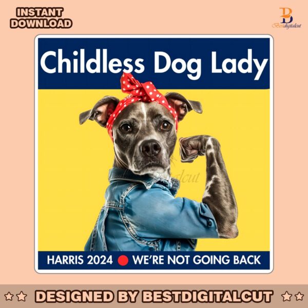 childless-dog-lady-harris-2024-we-are-not-going-back-png