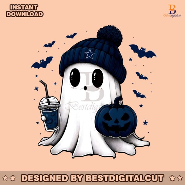 cute-dallas-cowboys-ghost-football-fall-pumpkin-png