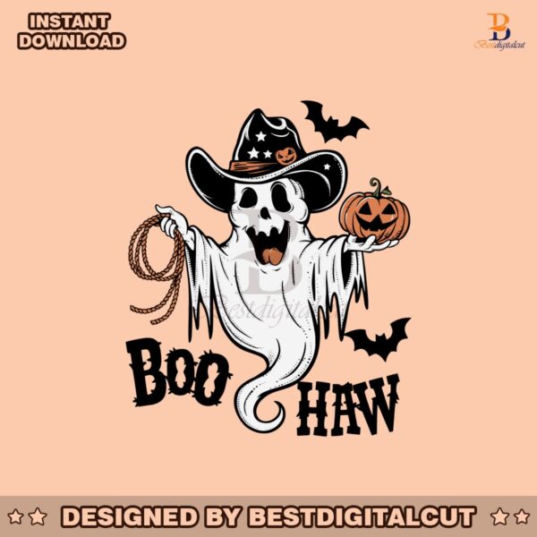 western-halloween-boo-haw-cowboy-ghost-png