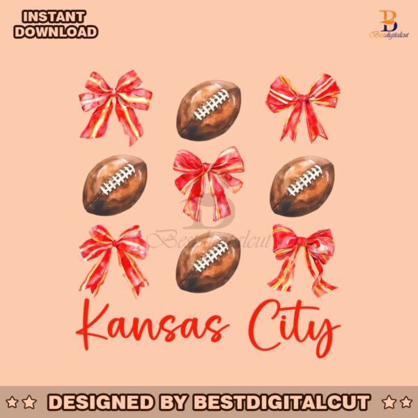 american-football-kansas-city-coquette-bow-png