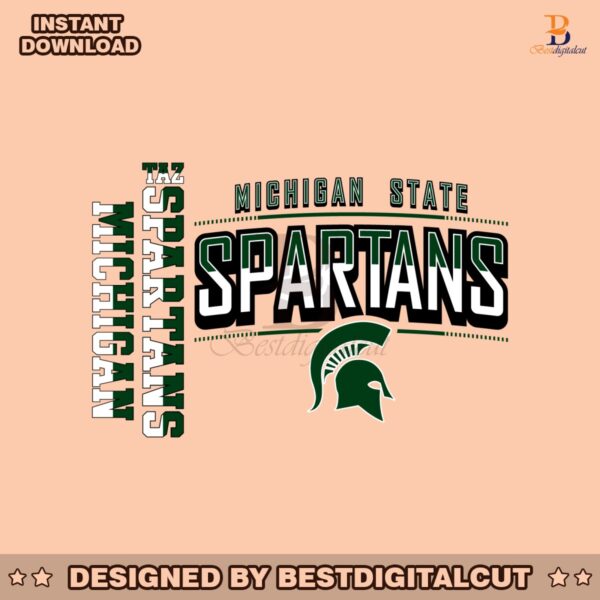 taz-michigan-state-spartans-football-svg