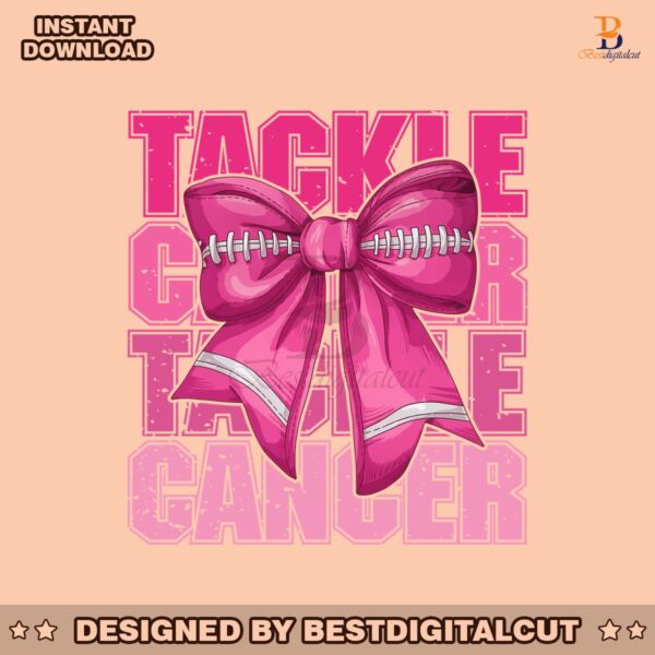 tackle-cancer-png-pink-out-football-breast-cancer-awareness-halloween-coquette-png-fight-cancer-with-pink-bow