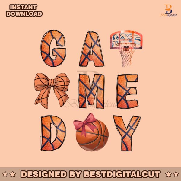 game-day-png-coquette-basketball-bow-basketball-shirt-design-basketball-mom-png-game-day-basketball-graphics