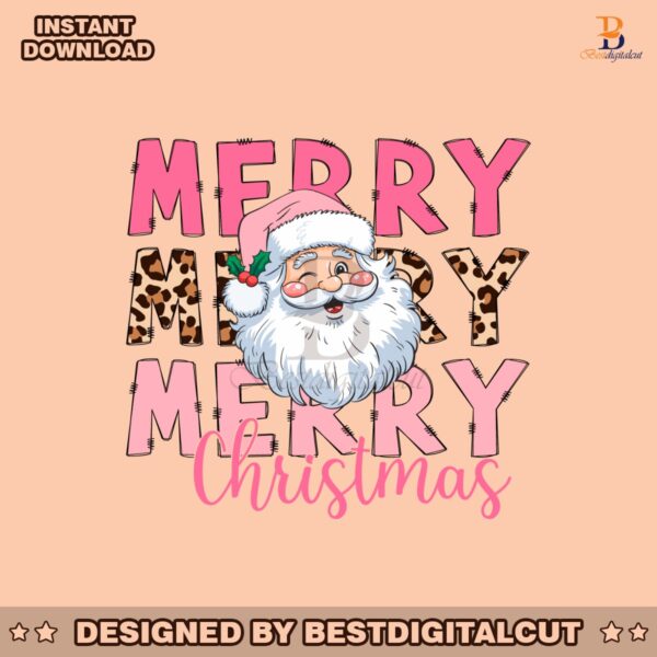 retro-leopard-merry-christmas-pink-santa-claus-svg