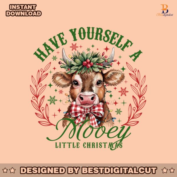 western-christmas-highland-cow-have-yourself-a-mooey-png