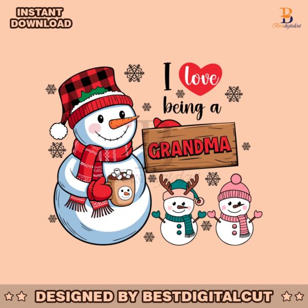 personalization-i-love-being-a-grandma-family-snowman-svg