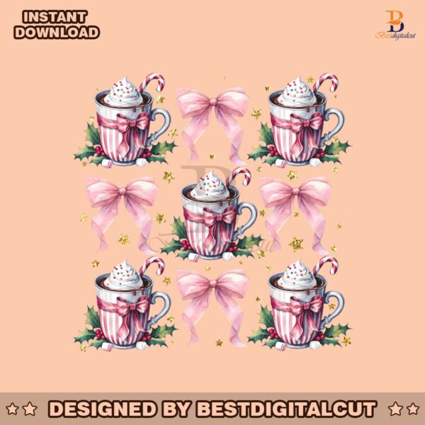 retro-holiday-girly-pink-coquette-christmas-hot-cocoa-png