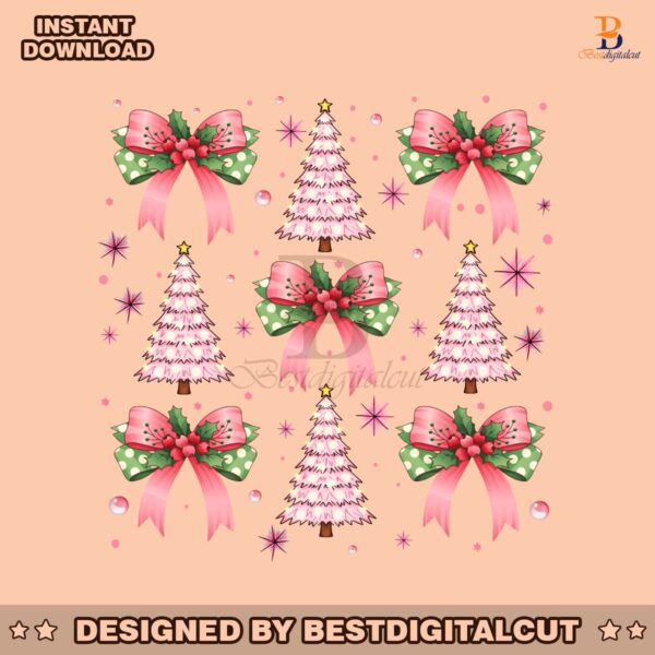 pink-christmas-coquette-bow-girly-christmas-season-png