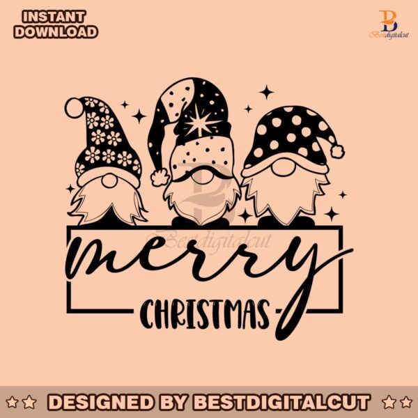 vintage-merry-christmas-gnomes-squad-svg-silhouette