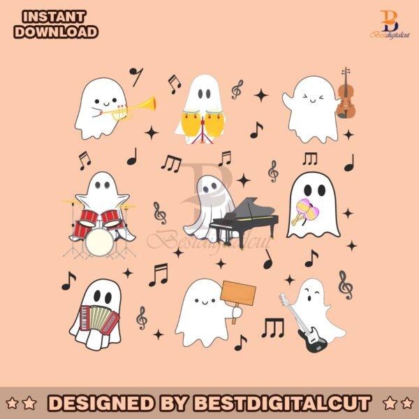 ghost-playing-musical-instruments-halloween-music-teacher-png