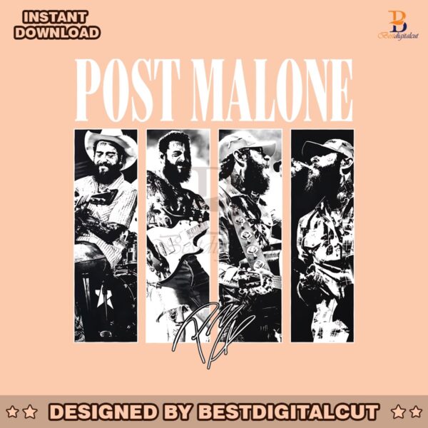 vintage-post-malone-rap-music-png