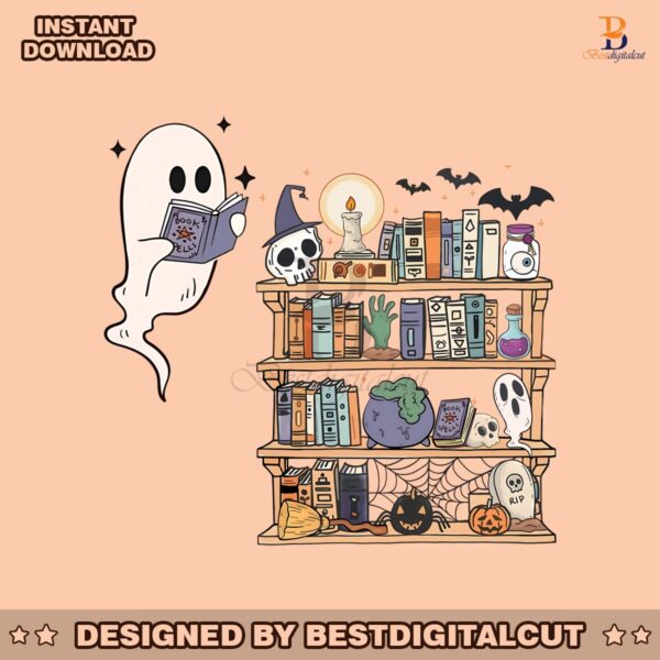 ghost-book-reader-halloween-library-png