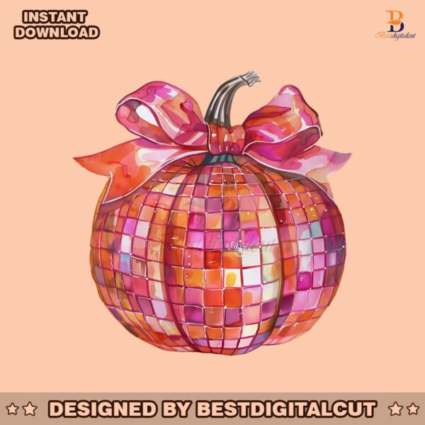 coquette-bow-disco-pumpkin-png