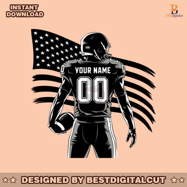 personalized-football-player-svg