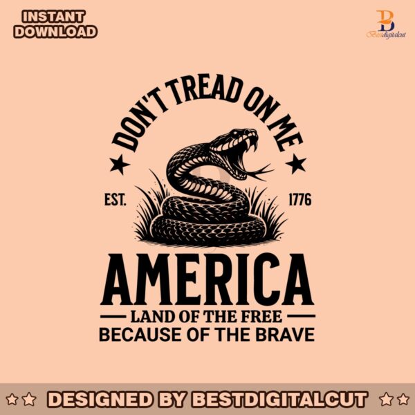 dont-tread-on-me-america-land-of-the-free-svg-silhouette