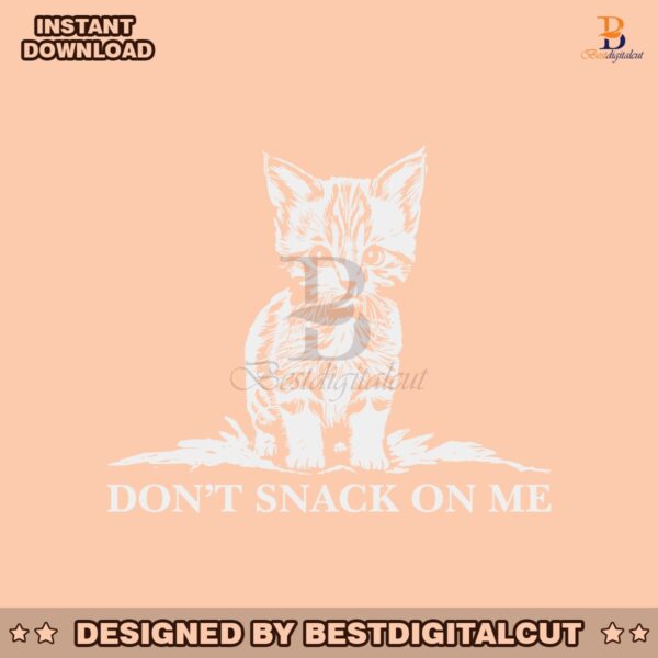 dont-snack-on-me-pet-lovers-slogan-svg