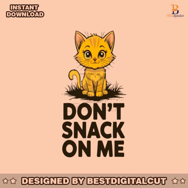 dont-snack-on-me-cute-golden-cat-funny-meme-svg