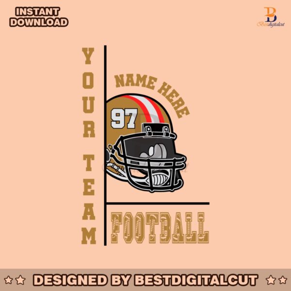 customized-football-helmet-football-team-name-svg