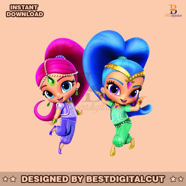 shimmer-and-shine-cartoon-girl-couple-friend-png