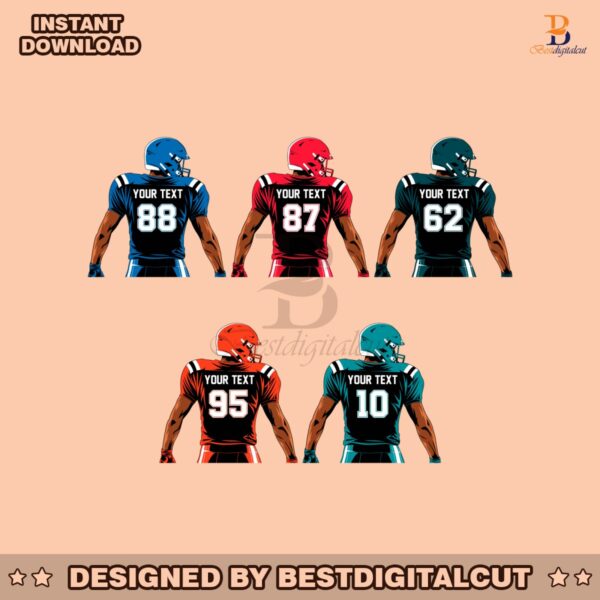 personalized-football-american-player-design-svg