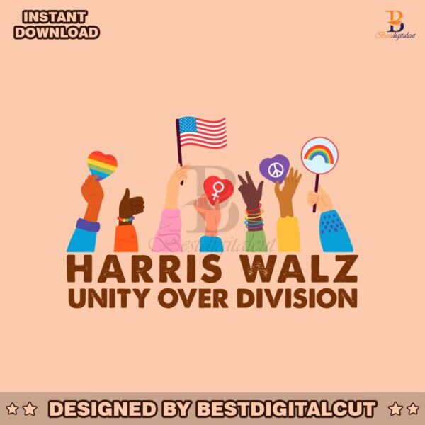 harris-walz-unity-over-division-svg