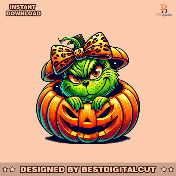 grinch-pumpkin-leopard-coquette-png