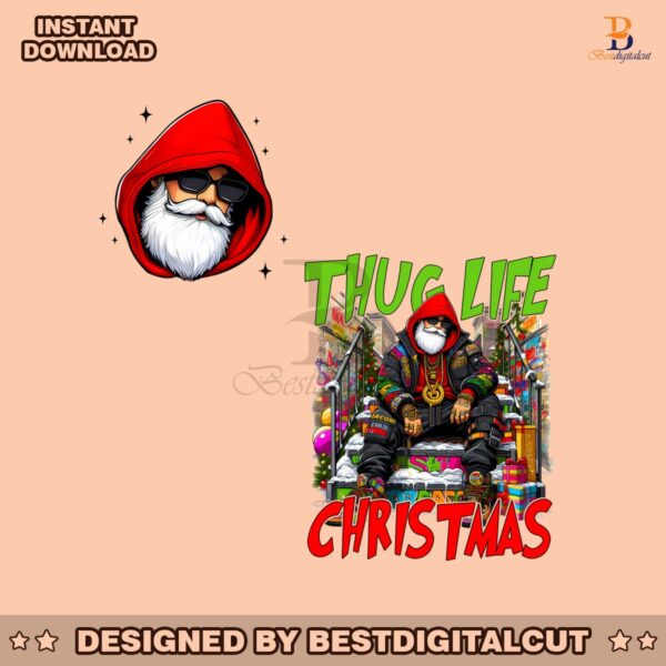 thug-life-christmas-funny-cool-santa-claus-png