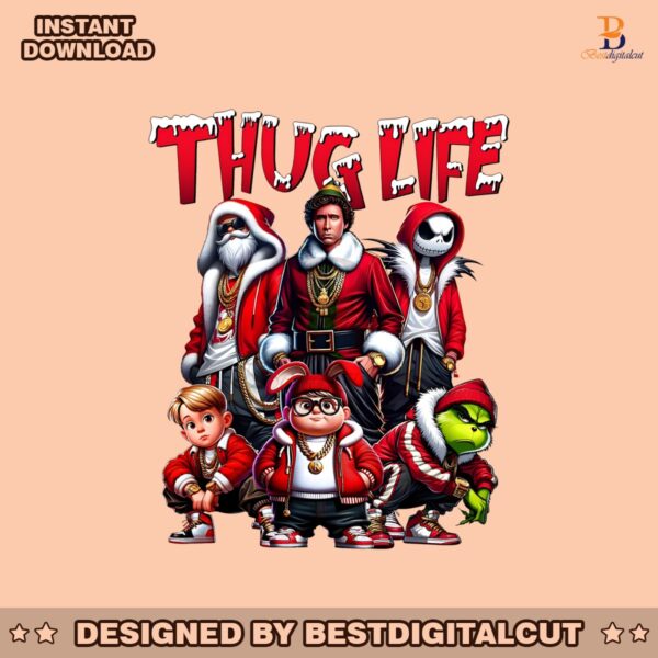 thug-life-christmas-hoodie-character-png