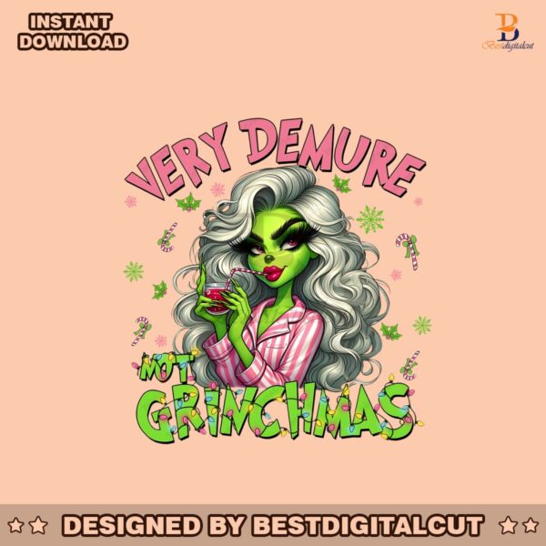 girly-very-demure-not-grinchmas-christmas-light-png