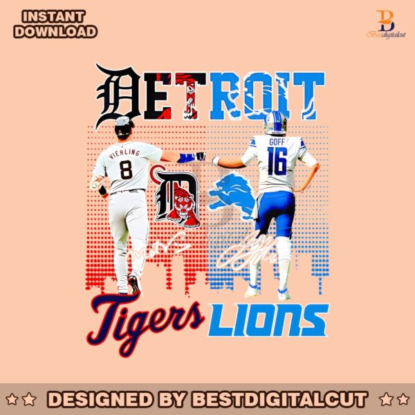 detroit-tigers-vierling-and-detroit-lions-goff