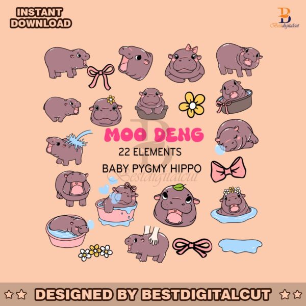 cute-moo-deng-gang-clipart-baby-hippo-svg-bundle