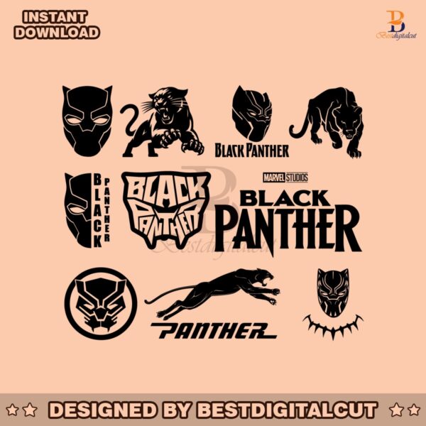 silhouette-black-panther-logo-svg-bundle