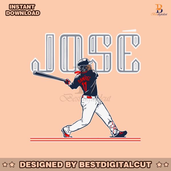 jose-ramirez-slugger-swing-svg