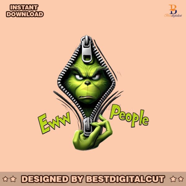 retro-funny-grinchmas-eww-people-zipper-png