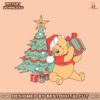 retro-christmas-winnie-the-pooh-santa-hat-christmas-tree-svg